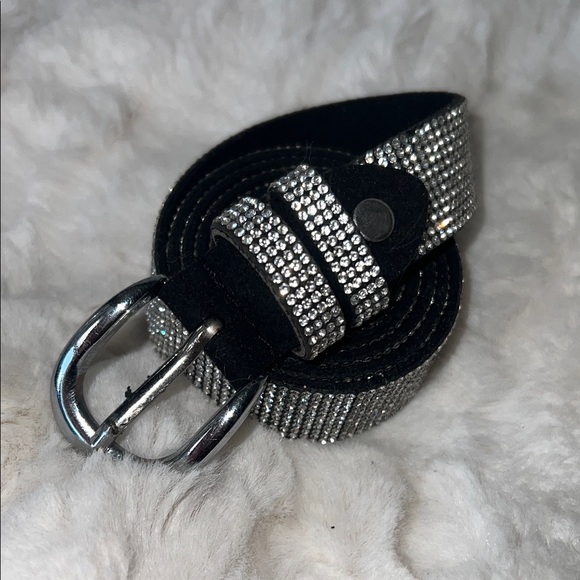 Silver Rhinestone Belt - Picture 2 of 2